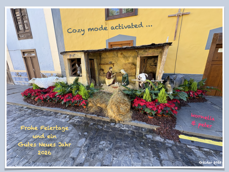 Weihnachten 2025 und Neujahr 2026 (Galdar, Gran Canaria, Spanien)